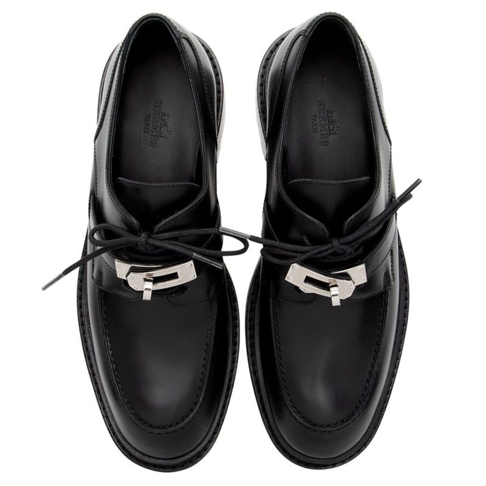 Hermes Calfskin Kelly First Oxford Loafers - Size 7 / 37 - Picture 5 of 8